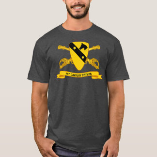 T-shirt 1re division de cavalerie avec ruban Br