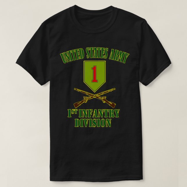 T-shirt 1re division d'infanterie (Design devant)