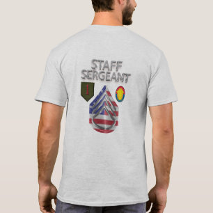 T-shirt 1re Division d'infanterie Sergent d'état-major