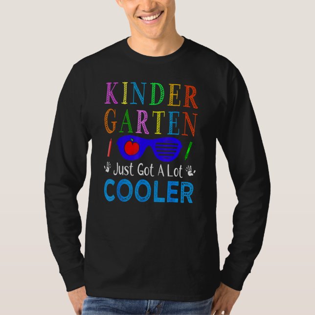T-shirt 1st First Day Of Kindergarten Back To School Boys (Devant)