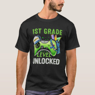 T-shirt 1St Grade Level Unlocked Apparel First Day School