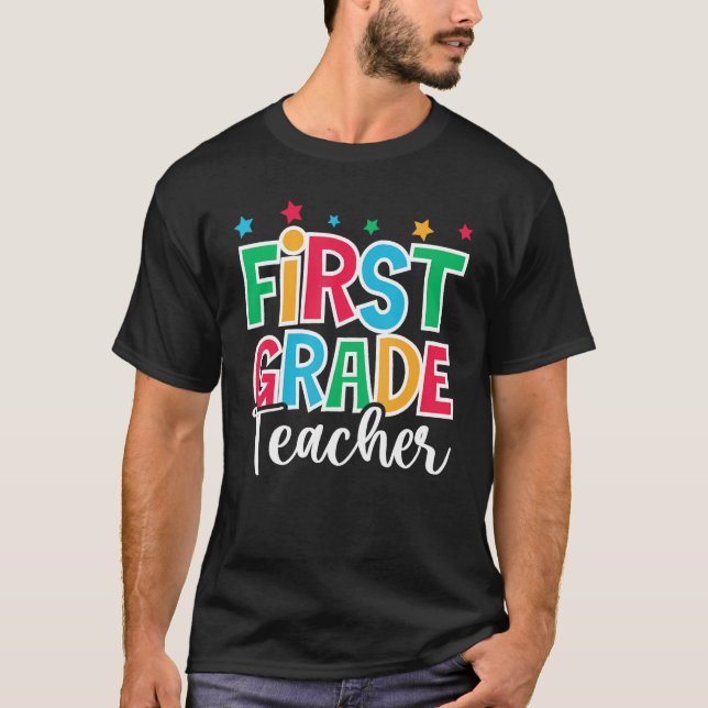 T-shirt 1st Grade Teacher First Day of School Welcome Back (Devant)