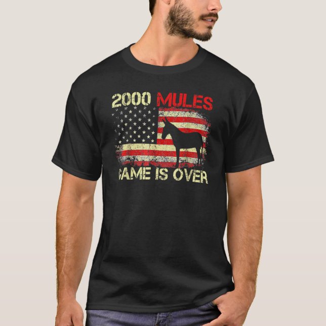 T-shirt 2000 Mules Game est passé à l'élection honnête 202 (Devant)