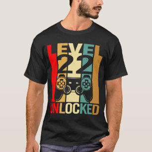 T-shirt 2001 Anniversaire Hommes Homme Lui Fun 22 22e Anni