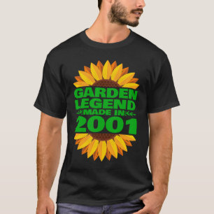 T-shirt 2001 Anniversaire & Vintage 2001 Garden Legend Fab
