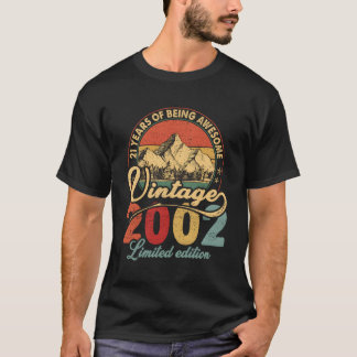 T-shirt 2002 21 Ans D'Être Étonnant
