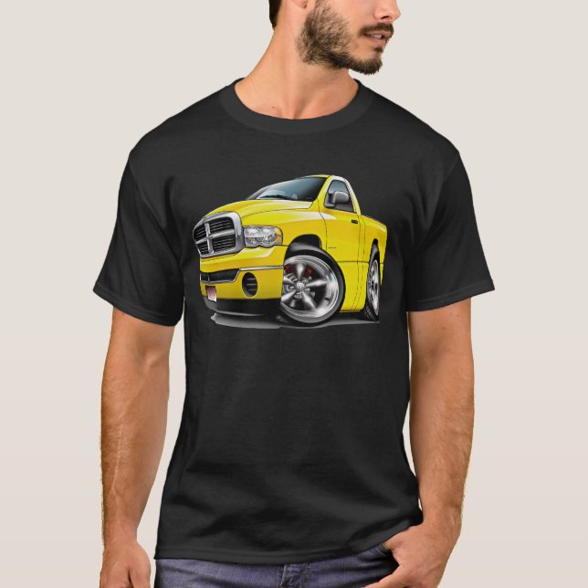 T-shirt 2003-09 camion de jaune de RAM de Dodge (Devant)