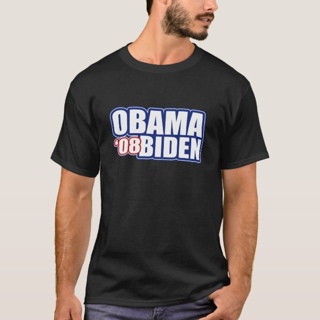 T-shirt 2008 de Barack Obama Joe Biden (Devant)
