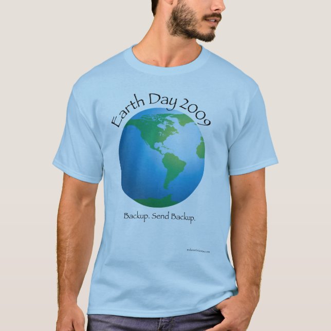 T-shirt 2009 de jour de la terre (Devant)