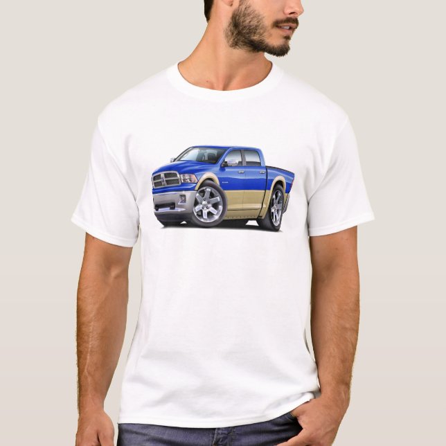 T-shirt 2010-12 double camion de Bleu-Tan de RAM (Devant)