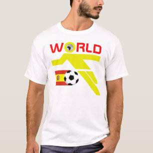 T-shirt 2010 de l'Espagne de coupe du monde