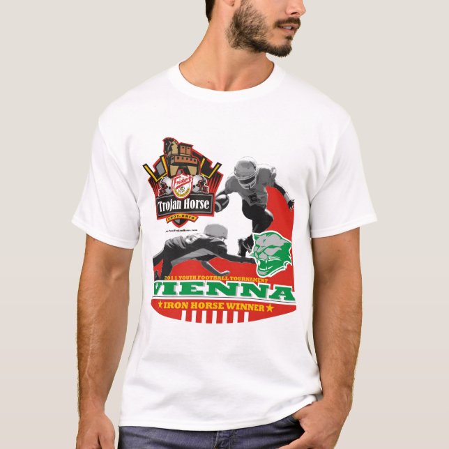 T-shirt 2011 - Conception de Trojan Horse de chats (Devant)