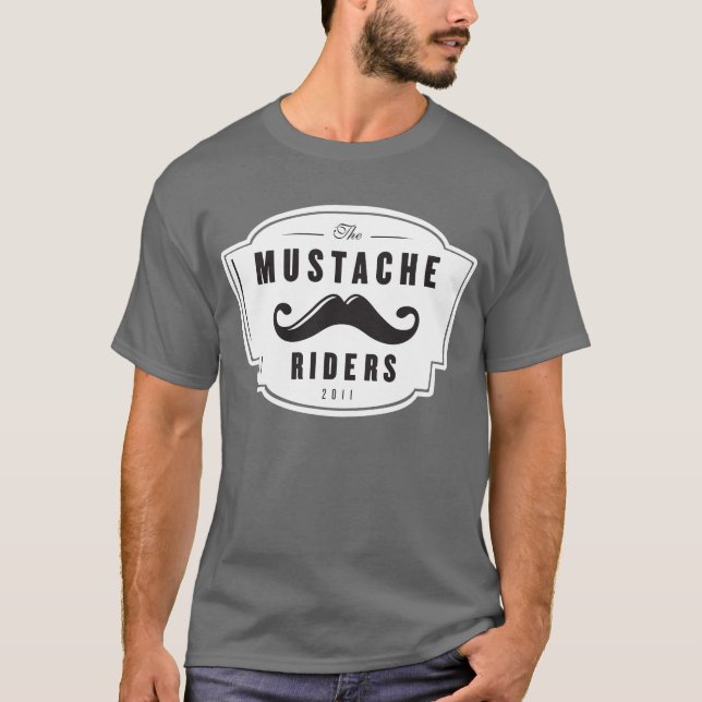 T-shirt 2011 de cavaliers de moustache (Devant)