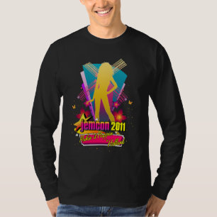 T-shirt 2011 de douille de souvenir de JemCon long