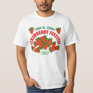 T-shirt 2012 de festival de fraise de St Claire de