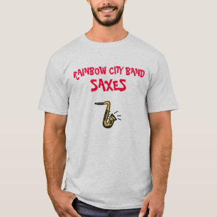 T-shirt 2012 de saxos de bande de ville