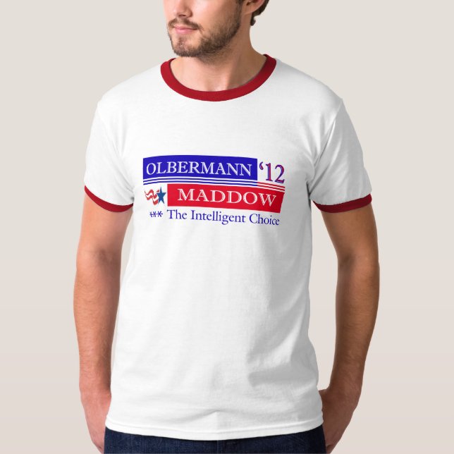 T-shirt 2012 d'Olbermann Maddow (Devant)