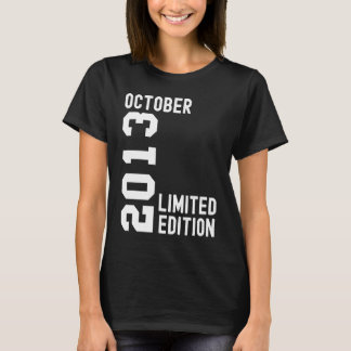 T-shirt 2013 Octobre Bonne fête d'anniversaire