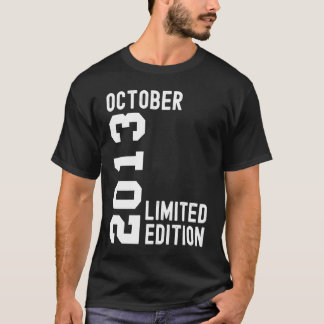 T-shirt 2013 Octobre Bonne fête d'anniversaire