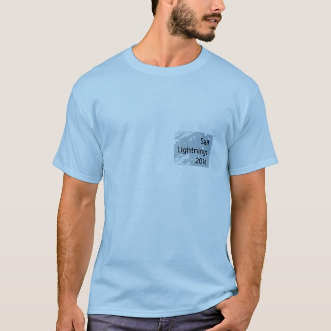 T-shirt 2014 de foudres de voile (Devant)