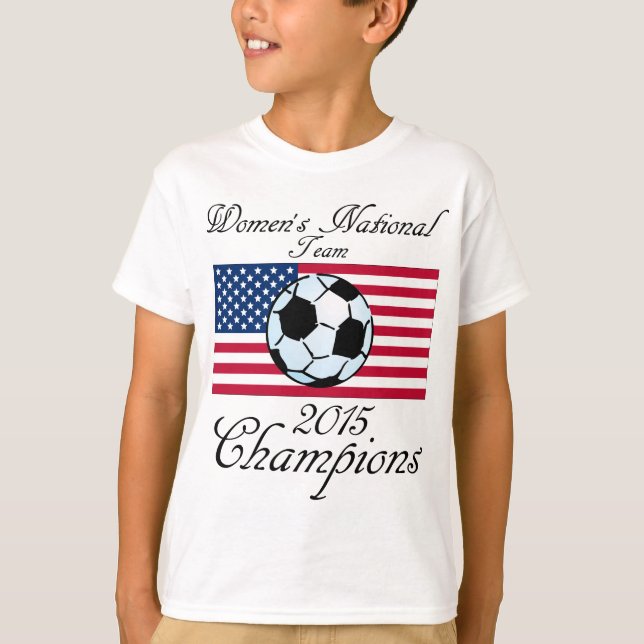 T-shirt 2015 champions de coupe du monde des femmes (Devant)