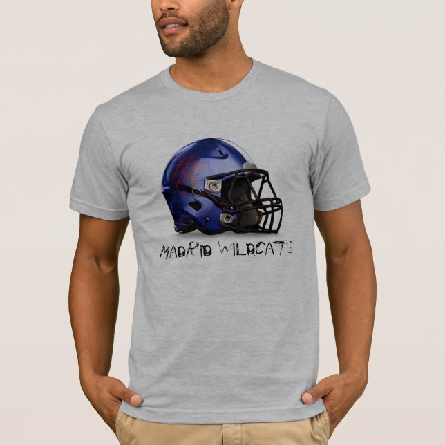 T-shirt 2015 de chats sauvages de Madrid de ligue (Devant)