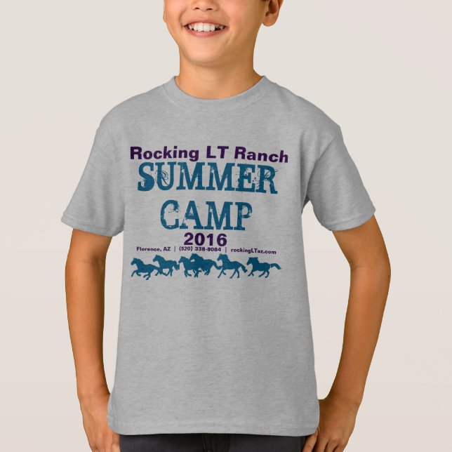 T-shirt 2016 de colonie de vacances (Devant)