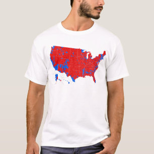 T-shirt 2016 élection présidentielle - résultats de niv