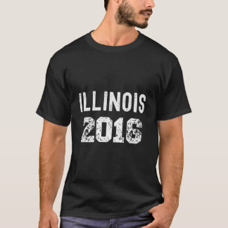 T-shirt 2016 Illinois Year State Tourist Memories