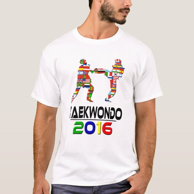 T-shirt 2016 : Le Taekwondo (Devant)