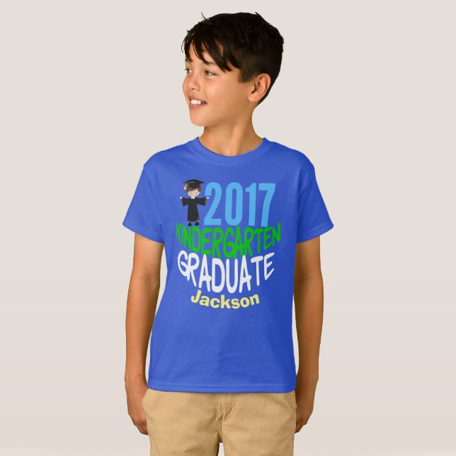 T-shirt 2017 Jardin d'enfants diplômés sur mesure (Devant entier)