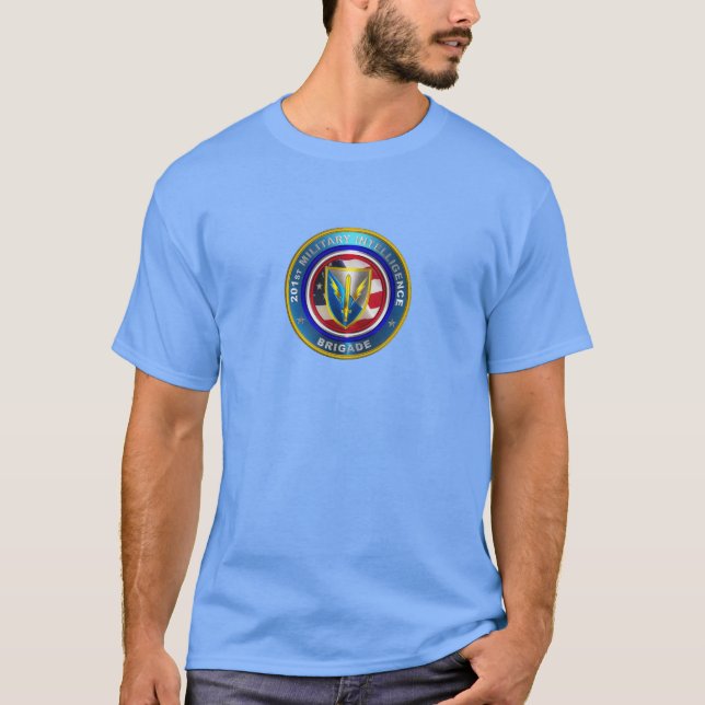 T-shirt 201e Brigade de renseignement militaire expédition (Devant)