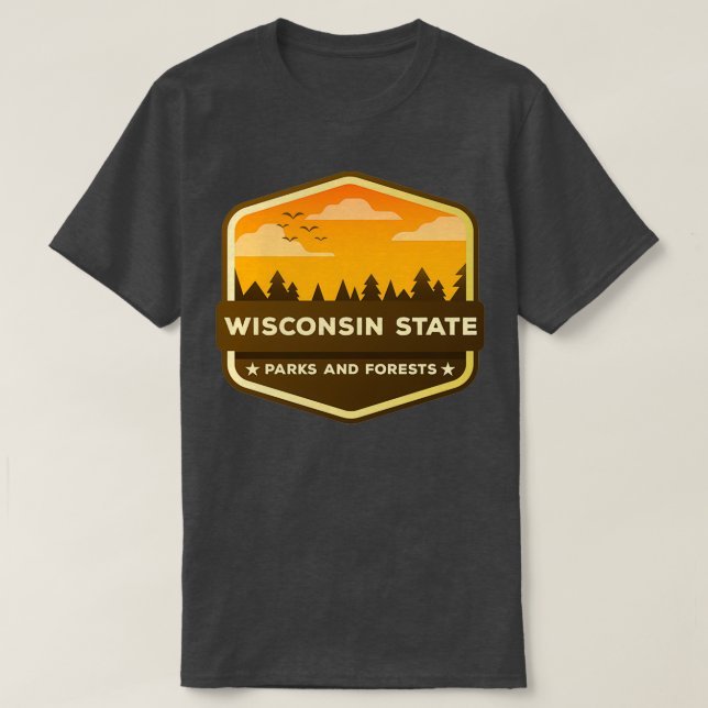 T-shirt 2020 du Wisconsin State Park (Design devant)