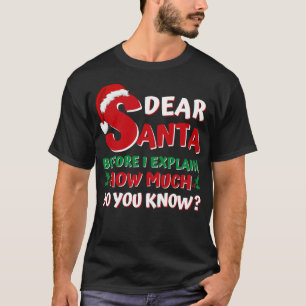 T-shirt 2020 Fantastiques Chemises de Noël Enfants Adulte