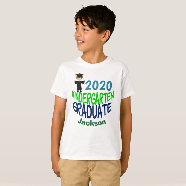 T-shirt 2020 Jardin d'enfants diplômés sur mesure (Devant entier)