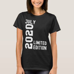 T-shirt 2020 Juillet Bonne fête d'anniversaire