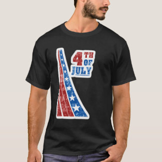 T-shirt 2022 4th Of July Independence Day Us American Flag