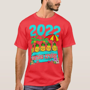 T-shirt 2022 Family Cruise Hommes Femmes Garçons Filles Vo