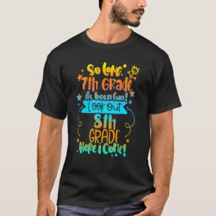 T-shirt 2022 Kids Tie Dye So Long 7th Gradegraduation 8t