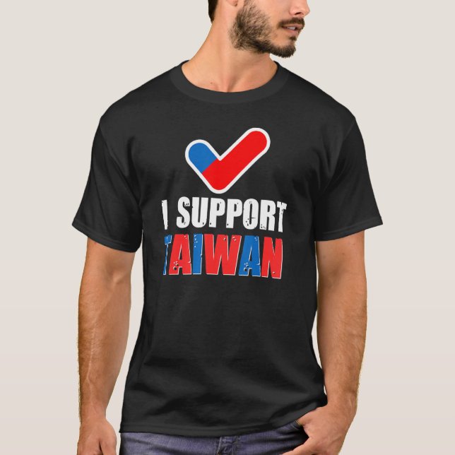 T-shirt 2022 Priez Pour Taïwan Reste Avec Taïwan I Love Ta (Devant)