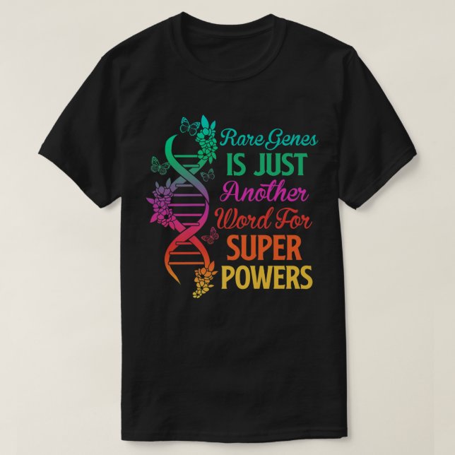 T-shirt 2022 Sensibilisation aux maladies rares Jour Zèbre (Design devant)