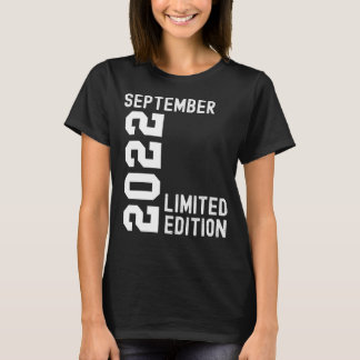 T-shirt 2022 Septembre Bonne fête d'anniversaire