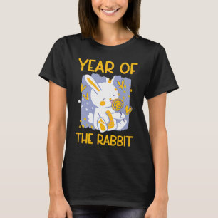 T-shirt 2023 Année du Lapin Chat Nouvel An Chinois