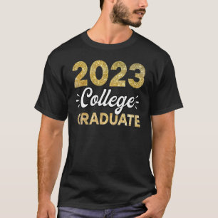 T-shirt 2023 Diplômés du Collège Étudiants du grade Sen