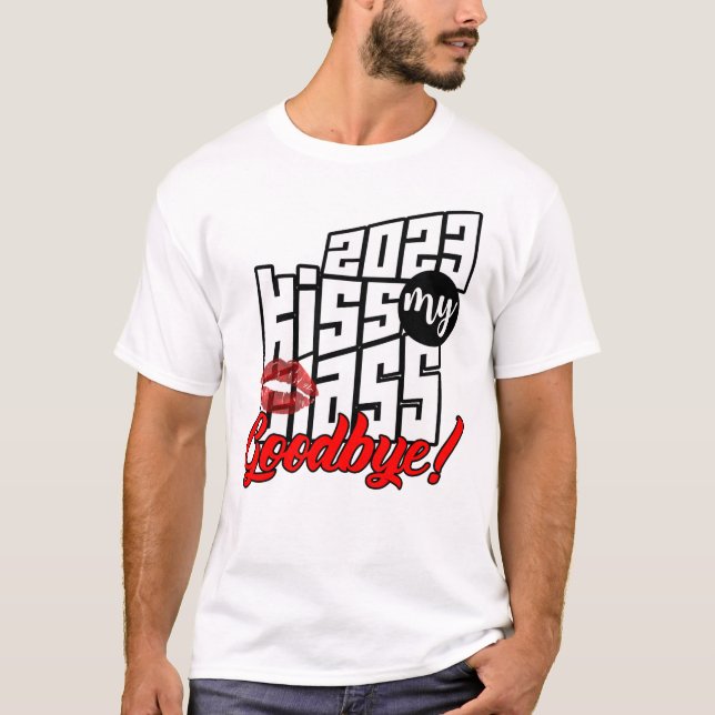 T-shirt 2023 Embrasser mes adieux de classe (Devant)