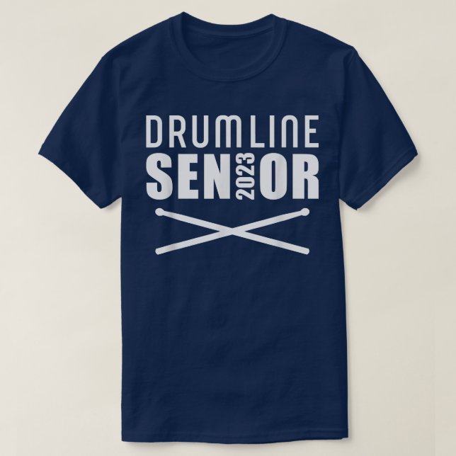 T-shirt 2023 Senior Drumline Percussion Classe de 2023 Mar (Design devant)