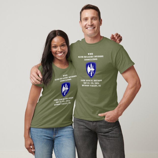 T-shirt 2024 65e bataillon d'infanterie Réunion-vallée de  (Unisexe)