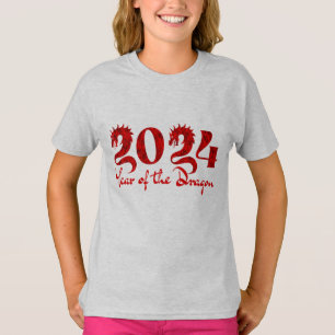 T-SHIRT 2024 ANNÉE DU DRAGON ROUGE