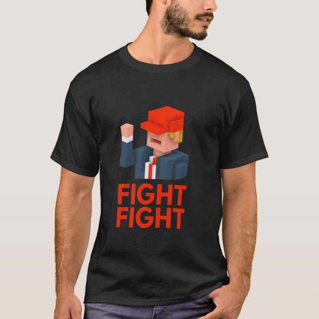 T-shirt 2024 Donald Trump ramènera l'Amérique dans la bata (Devant)