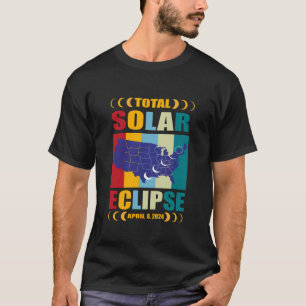 T-shirt 2024 Éclipse Solaire Totale Avec Chemise Totale